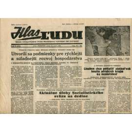 Hlas ľudu (6.3.1963) - text slovensky, staré noviny, Jugoslávie