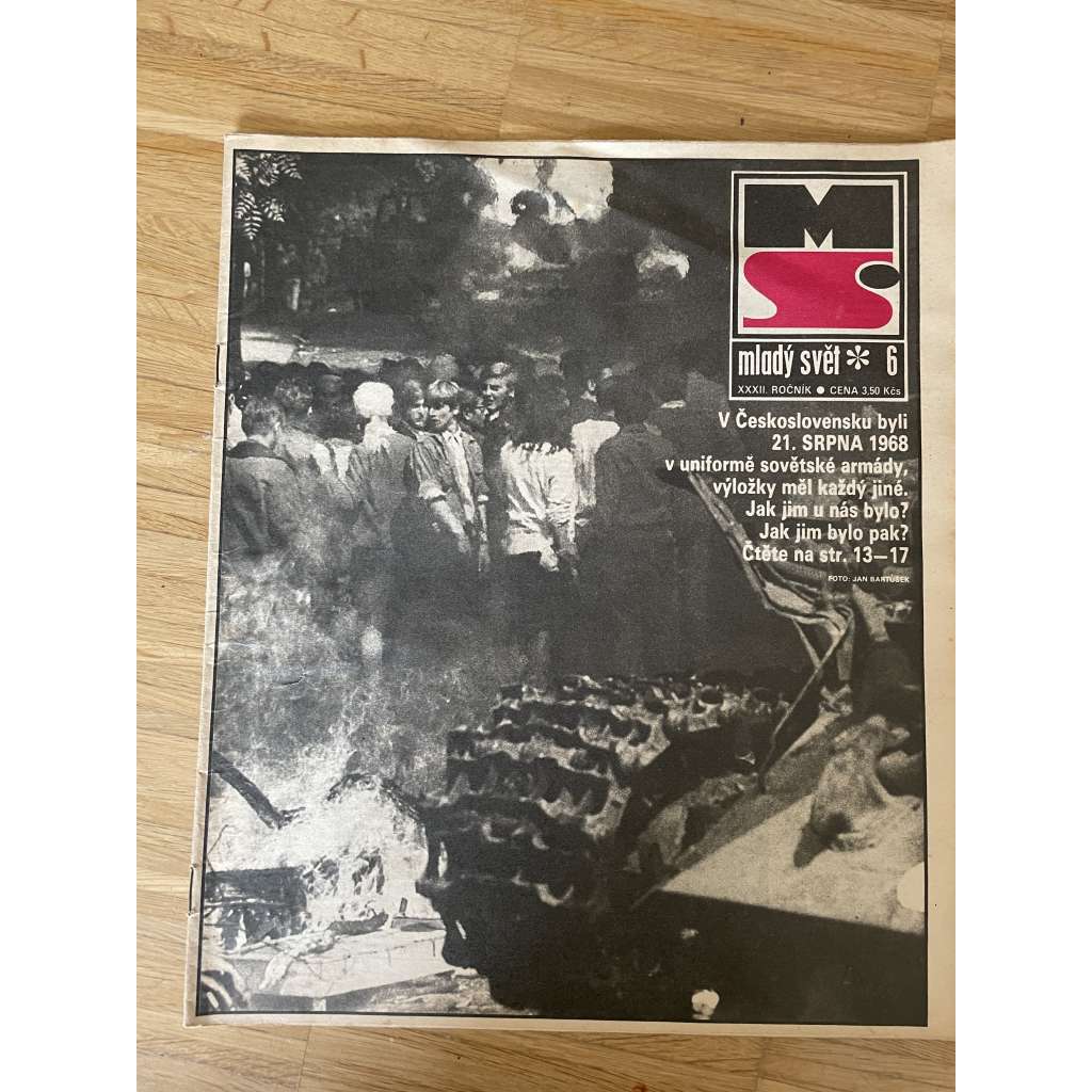 Mladý svět, ročník XXXII., číslo 6/1990 (Časopis pro mládež)