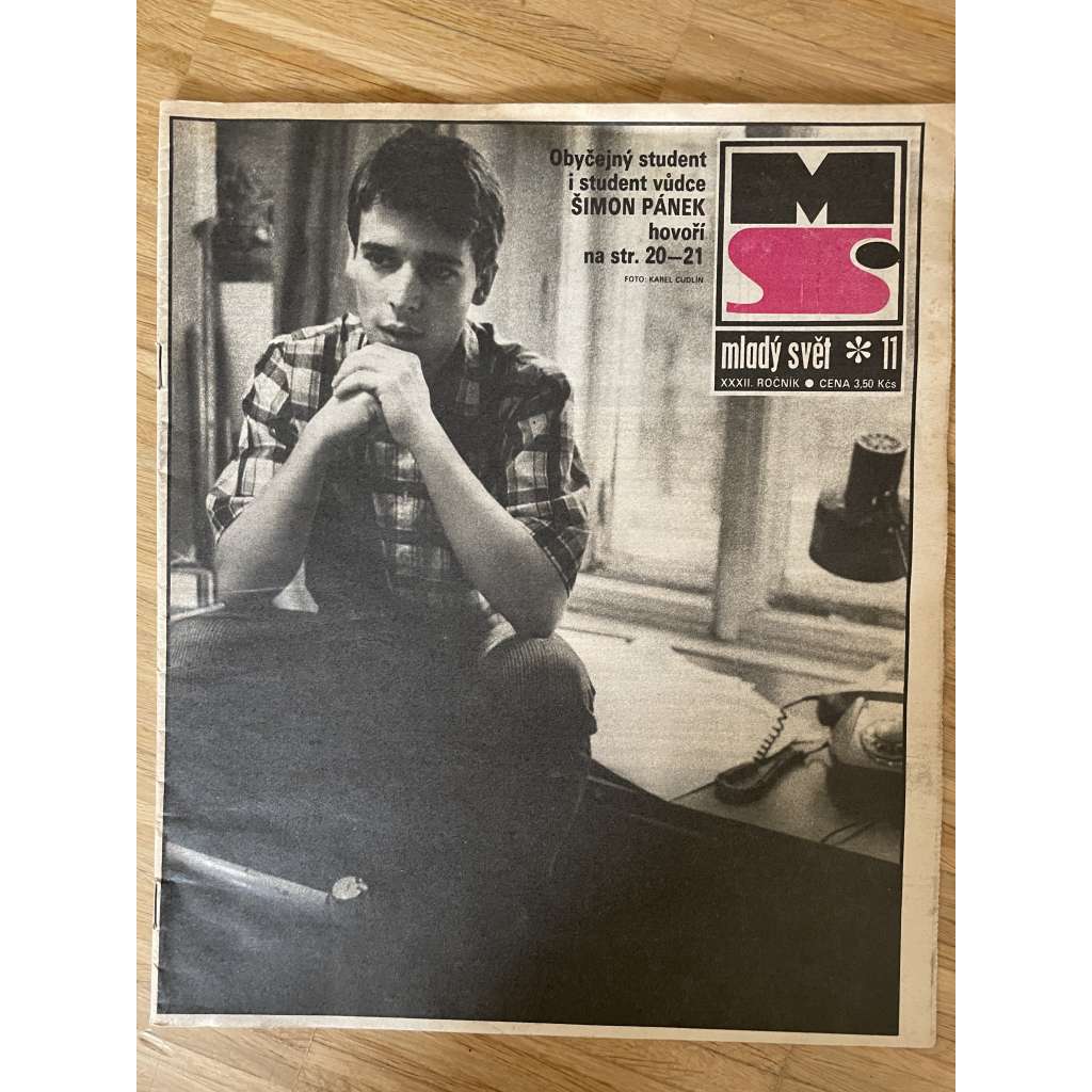 Mladý svět, ročník XXXII., číslo 11/1990 (Časopis pro mládež)