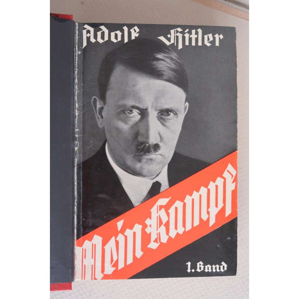 Mein Kampf - Adolf Hitler - Můj boj - převazba a dvě obálky - 1941 Mein Kampf - Adolf Hitler - Můj boj - převazba a dvě obálky - 1941
