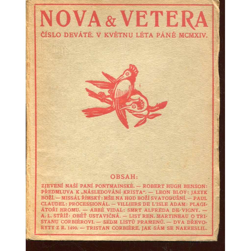 Nova et vetera, číslo 9. (květen 1914) Stará Říše na Moravě Nova et vetera, číslo 9. (květen 1914) Stará Říše na Moravě