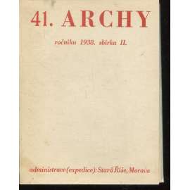 41. Archy (1938) - Stará Říše na Moravě 41. Archy (1938) - Stará Říše na Moravě