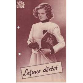 Ložnice děvčat. Bio-program v obrazech. Filmový prospekt z kina. (režie I. Cummings, hrají S. Simonová, H. Marshall)