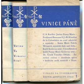 Vinice páně - náboženský věstník. Ročník 11., čísla 1, 2-3 a 4/1941 (4 čísla) Vinice páně - náboženský věstník. Ročník 11., čísla 1, 2-3 a 4/1941 (4 čísla)