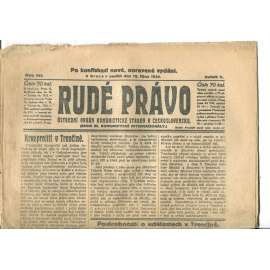 Rudé právo (12.10.1924) - 1. republika, staré noviny Rudé právo (12.10.1924) - 1. republika, staré noviny