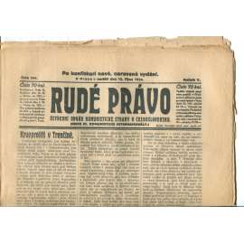 Rudé právo (12.10.1924) - 1. republika, staré noviny Rudé právo (12.10.1924) - 1. republika, staré noviny
