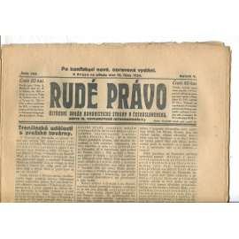 Rudé právo (15.10.1924) - 1. republika, staré noviny Rudé právo (15.10.1924) - 1. republika, staré noviny