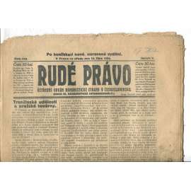 Rudé právo (15.10.1924) - 1. republika, staré noviny (pošk.) Rudé právo (15.10.1924) - 1. republika, staré noviny (pošk.)