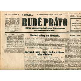 Rudé právo (28.5.1929) - 1. republika, staré noviny Rudé právo (28.5.1929) - 1. republika, staré noviny