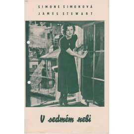 V sedmém nebi. Bio-program v obrazech. Filmový prospekt z kina. (režie H. King, hrají S. Simonová, J. Stewart) V sedmém nebi. Bio-program v obrazech. Filmový prospekt z kina. (režie H. King, hrají S. Simonová, J. Stewart)