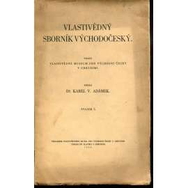Vlastivědný sborník východočeský, svazek 5. Vlastivědný sborník východočeský, svazek 5.