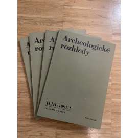 Archeologické rozhledy, ročník XLIII., sešit 1-4/1991 (archeologie, časopis)