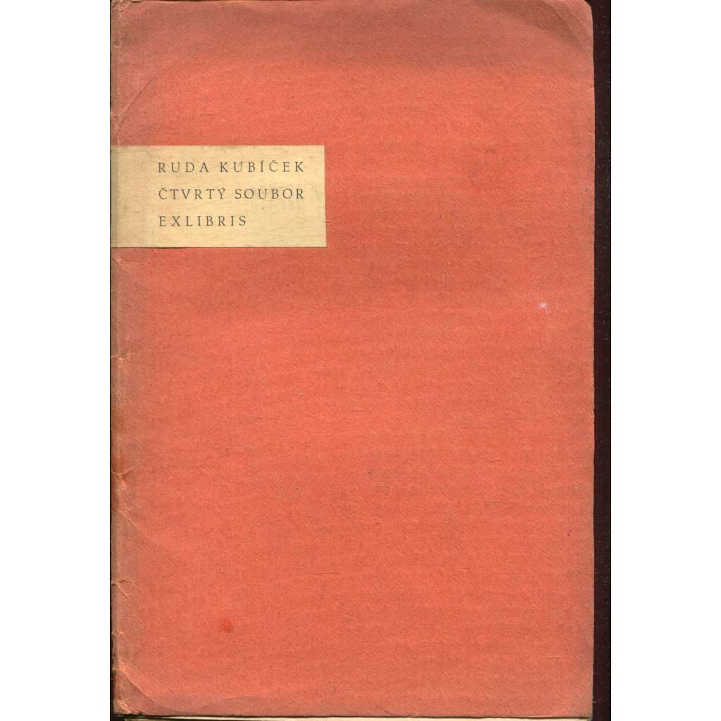 Ruda Kubíček - Čtvrtý soubor exlibris (litografie) Ruda Kubíček - Čtvrtý soubor exlibris (litografie)