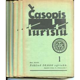 Časopis turistů, ročník XLIII., čísla 1-6/1931 (6 čísel časopisu) Časopis turistů, ročník XLIII., čísla 1-6/1931 (6 čísel časopisu)