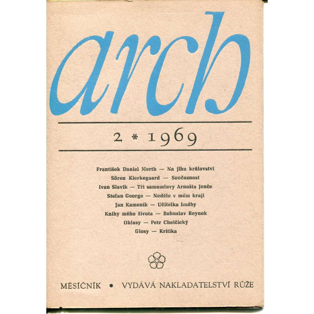 ARCH 2/1969, měsíčník (1x příloha Josef Čapek) ARCH 2/1969, měsíčník (1x příloha Josef Čapek)
