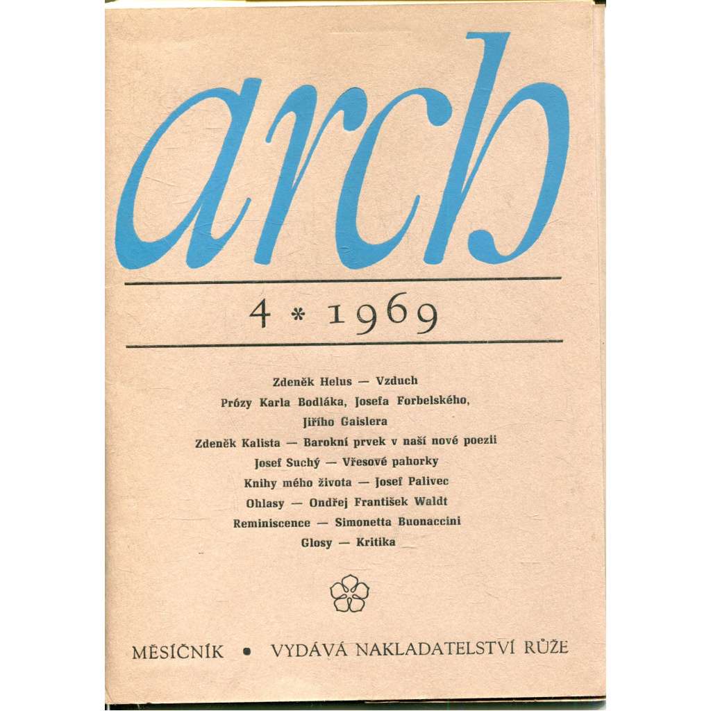ARCH 4/1969, měsíčník (1x příloha Václav Hollar - Madona - reprodukce grafiky) ARCH 4/1969, měsíčník (1x příloha Václav Hollar - Madona - reprodukce grafiky)
