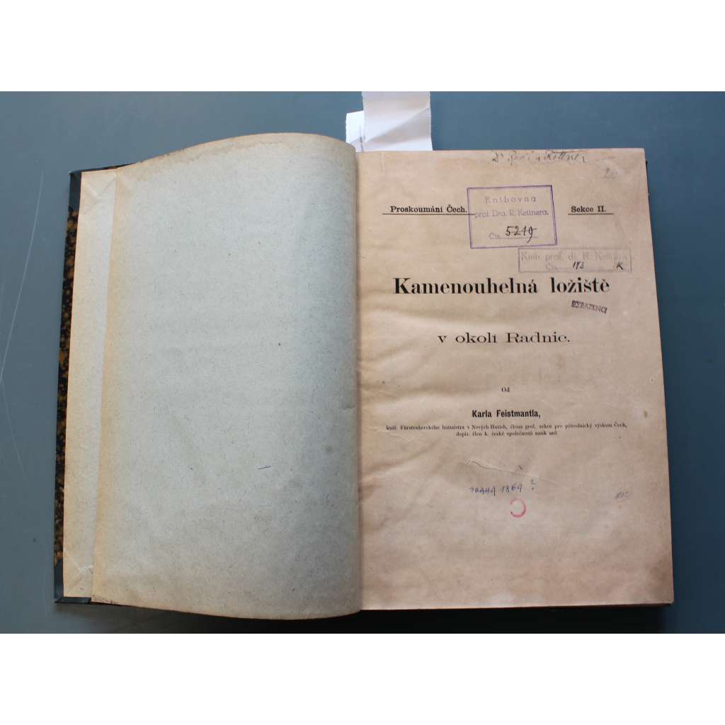 Kamenouhelná ložiště; Uhelná ložiska; Visuté pásmo flecové; Kamenouhelný útvar ve středních Čechách (hornictví, uhlí; podpisy Radim Kettner) Kamenouhelná ložiště; Uhelná ložiska; Visuté pásmo flecové; Kamenouhelný útvar ve středních Čechách (hornictví, uhlí; podpisy Radim Kettner)