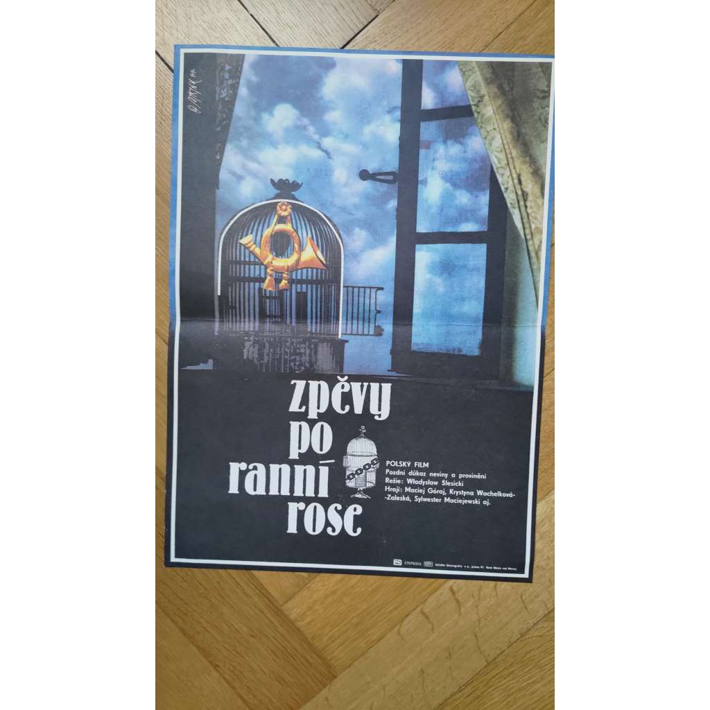 Zpěvy po ranní rose (filmový plakát, Polský film 1984, režie Wladyslaw Ślesicki, Hrají: M. Góraj, K. Wachelková-Zaleská) Zpěvy po ranní rose (filmový plakát, Polský film 1984, režie Wladyslaw Ślesicki, Hrají: M. Góraj, K. Wachelková-Zaleská)