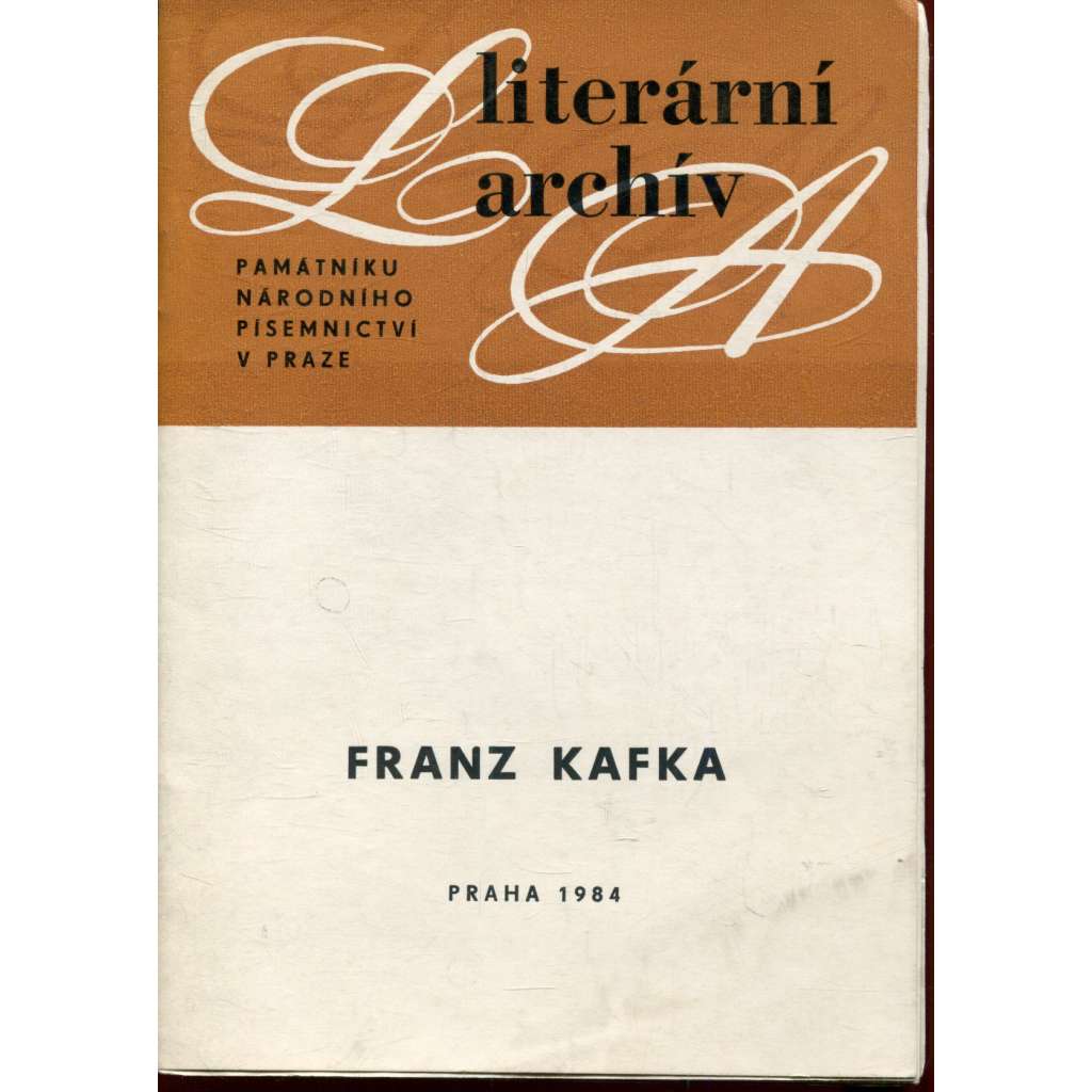 Franz Kafka (1883-1924) - Literární archív Franz Kafka (1883-1924) - Literární archív