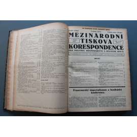 Mezinárodní tisková korespondence pro politiku, hospodářství a dělnické hnutí 1932 (časopis, týdeník, politika, mj. Nový kurs fašistické strany v Itálii, Boj horníků v Polsku, Malá dohoda a kvašení v Jugoslavii, Sionismus v táboře bělogvardějců) Mezinárodní tisková korespondence pro politiku, hospodářství a dělnické hnutí 1932 (časopis, týdeník, politika, mj. Nový kurs fašistické strany v Itálii, Boj horníků v Polsku, Malá dohoda a kvašení v Jugoslavii, Sionismus v táboře bělogvardějců)