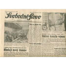 Svobodné slovo. List Československé strany socialistické (27.12.1990) - noviny Svobodné slovo. List Československé strany socialistické (27.12.1990) - noviny