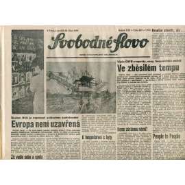 Svobodné slovo. List Československé strany socialistické (22.10.1990) - noviny Svobodné slovo. List Československé strany socialistické (22.10.1990) - noviny