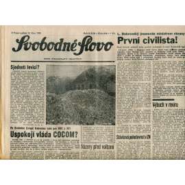 Svobodné slovo. List Československé strany socialistické (19.10.1990) - noviny Svobodné slovo. List Československé strany socialistické (19.10.1990) - noviny