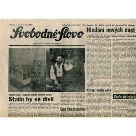 Svobodné slovo. List Československé strany socialistické (17.10.1990) - noviny Svobodné slovo. List Československé strany socialistické (17.10.1990) - noviny