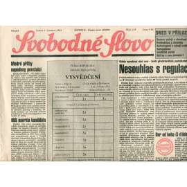 Svobodné slovo (3.7.1993) - noviny