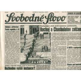 Svobodné slovo (5.10.1993) - noviny