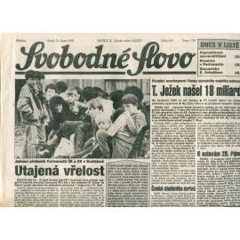 Svobodné slovo (12.10.1993) - noviny