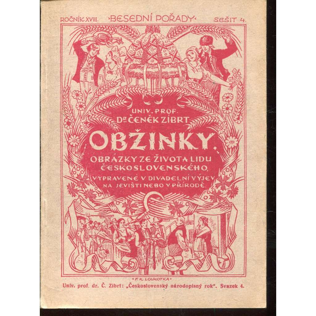 Obžinky (podpis Čeněk Zíbrt) - divadlo Obžinky (podpis Čeněk Zíbrt) - divadlo