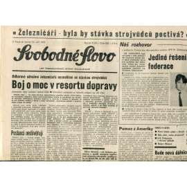 Svobodné slovo (26.9.1991) - noviny