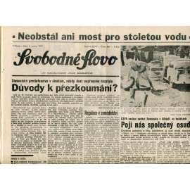 Svobodné slovo (6.8.1991) - noviny