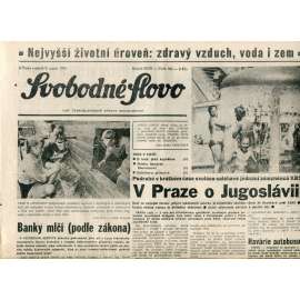 Svobodné slovo (9.8.1991) - noviny