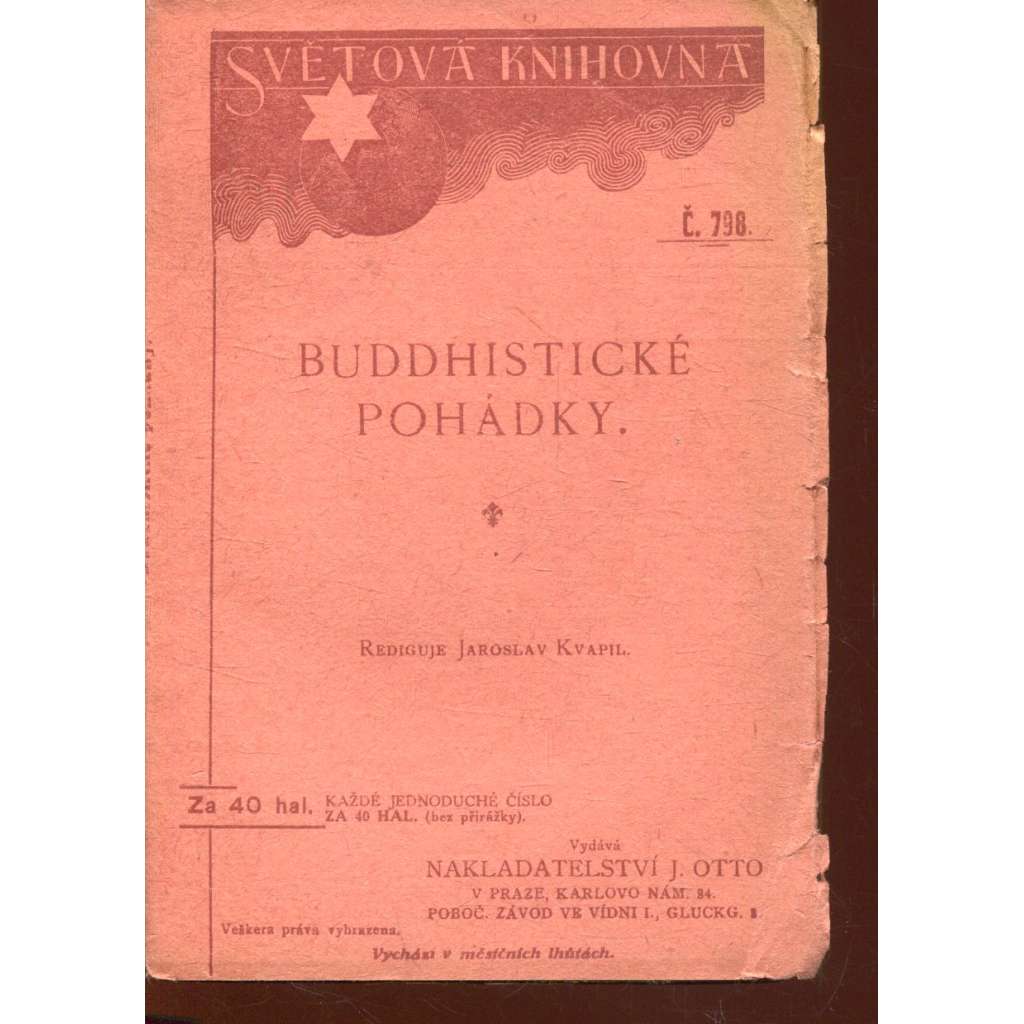 Buddhistické pohádky (Světová knihovna) Buddhistické pohádky (Světová knihovna)