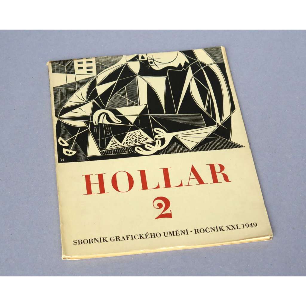 Hollar, časopis – číslo 2, ročník XXI, 1949 [časopis, linoryt H. Matisse - nesignovaný, mj. i Britská moderní grafika, Francouzská moderní grafika]