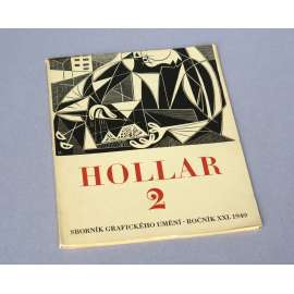 Hollar, časopis – číslo 2, ročník XXI, 1949 [časopis, linoryt H. Matisse - nesignovaný, mj. i Britská moderní grafika, Francouzská moderní grafika]