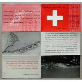 Švýcarská národní výstava v Curychu 1939 (pozvánka, výstava, Curych, Zürich, Švýcarsko)