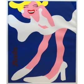 Baťa reklamní plakát  - Marilyn Monroe  HOL autor Claudio Oliveira