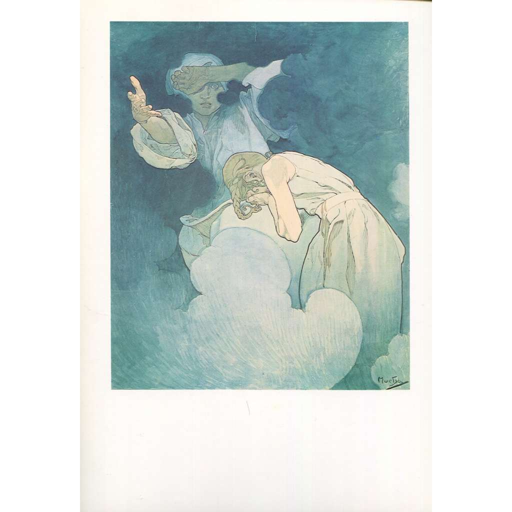 Plakát Hrozba 1912, Alfons Mucha reprodukce secese reklama