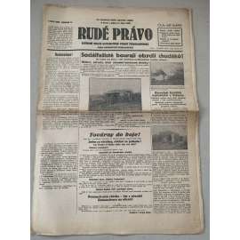 Rudé právo (11.10.1929) - 1. republika, staré noviny
