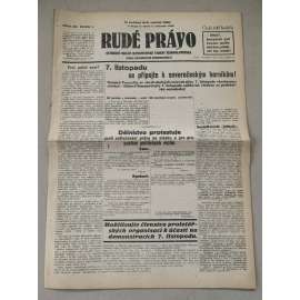 Rudé právo (6.11.1929) - 1. republika, staré noviny