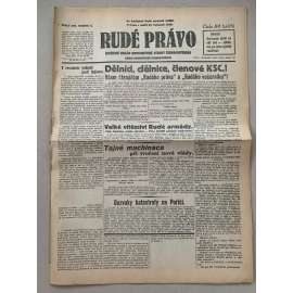 Rudé právo (24.11.1929) - 1. republika, staré noviny