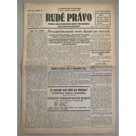 Rudé právo (7.12.1929) - 1. republika, staré noviny