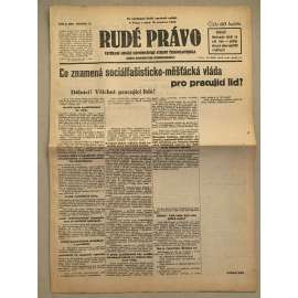 Rudé právo (10.12.1929) - 1. republika, staré noviny
