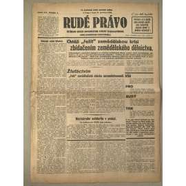 Rudé právo (31.12.1929) - 1. republika, staré noviny