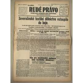 Rudé právo (8.2.1929) - 1. republika, staré noviny