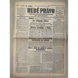 Rudé právo (20.2.1929) - 1. republika, staré noviny