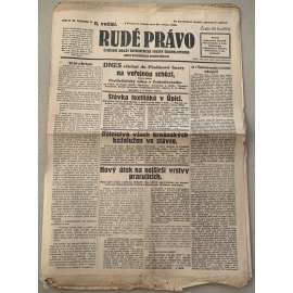Rudé právo (20.2.1929) - 1. republika, staré noviny Rudé právo (20.2.1929) - 1. republika, staré noviny